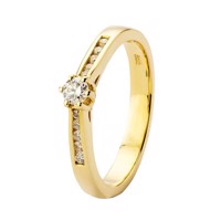 Fashion ring i guld 0.22 ct | By Gotte´S